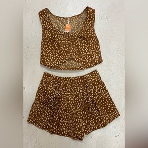 Free People 2 piece set NWT